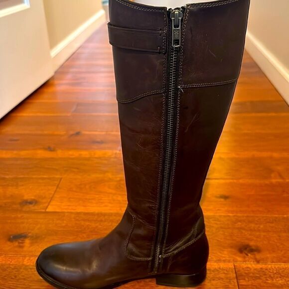 Frye Molly Button Tall Black Boot Size 7 - Picture 5 of 16